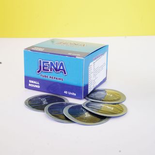 Miếng vá lốp xe máy, ô tô, miếng vá vỏ không săm JENA Small Round JN-11 43mm (40 miếng/hộp)
