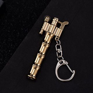 BẬT LỬA MÓC KHÓA DOLPHIN XĂNG ĐÁ CỔ HÌNH CÂY TRÚC D341 - XÀI XĂNG