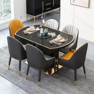 Bàn ăn thông minh sang trọng kết hợp lẩu, nấu ăn phong cách