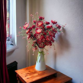 Bình Hoa, Lọ Hoa Gốm Sứ Bát Tràng Cao 27cm
