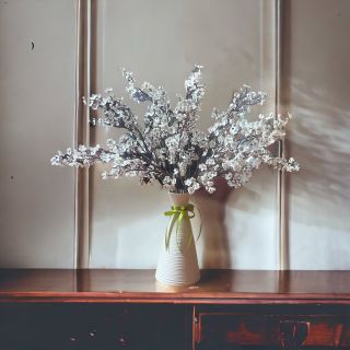 Bình Hoa, Lọ Hoa Gốm Sứ Bát Tràng Cao 27cm