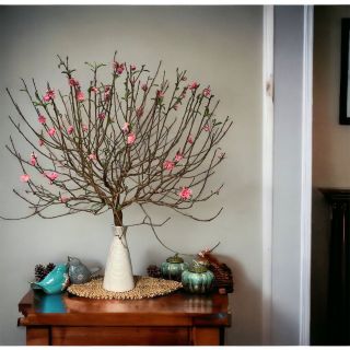 Bình Hoa, Lọ Hoa Gốm Sứ Bát Tràng Cao 27cm