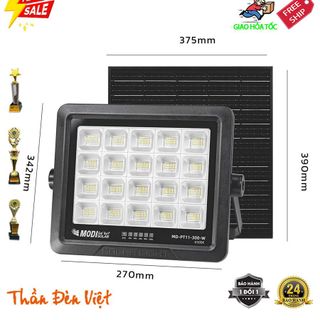 Đèn pha năng lượng mặt trời Thái Lan 300W chống thấm nước
