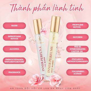 Combo Nước Hoa Vùng Kín Nữ và Dung Dịch Vệ Sinh Nữ, Hương Thơm Quyến Rũ
