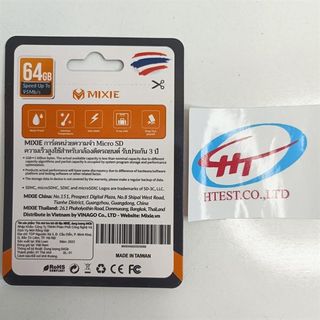 Thẻ Nhớ 64GB Mixie chính hãng, chuyên dùng cho camera