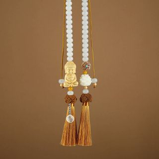 Dây khánh treo ô tô hình Phật may mắn