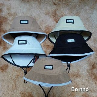 Mũ bucket trẻ em đủ mẫu hình viền đen CQ