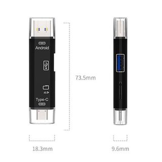 Đầu đọc thẻ SD 5in1 - Sỉ phụ kiện điện thoại - Sỉ Đầu đọc thẻ