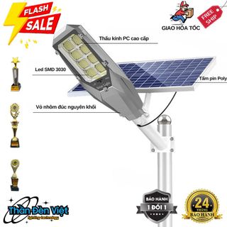 Đèn đường năng lượng mặt trời cao cấp Thái Lan 360W