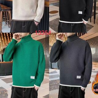 Áo len nam cổ lọ loại dày cộp hàng Quảng Châu Cao Cấp có bigsize Màu nhã nhặn dễ phối ABABA lo-lacTQ Giá sỉ tốt