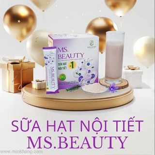 Sữa hạt nội tiết Ms Beauty - Cân bằng nội tiết tố, Bổ sung Collagen, Cải thiện sạm nám tàn nhang - Mami Farm - 500gram