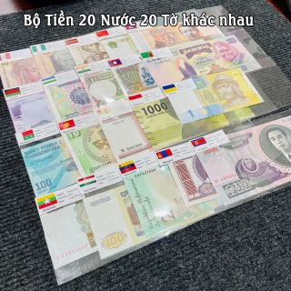 Bộ Tiền 20 Tờ 20 Quốc Gia