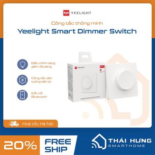 Công tắc đèn thông minh dán tường Smart Dimmer Switch Xiaomi Yeelight - Kết nối không dây Bluetooth giá sỉ