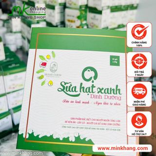 Sữa hạt xanh dinh dưỡng - Dùng cho người muốn Tăng Cân, Bé Kén Ăn - Mami Farm - 500gram