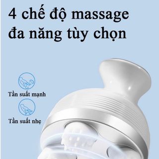 Máy massage đầu dưỡng sinh, Máy mát xa cầm tay giúp giảm căng thẳng, mệt mỏi, máy massage toàn thân giá sỉ