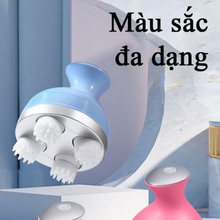Máy massage đầu dưỡng sinh, Máy mát xa cầm tay giúp giảm căng thẳng, mệt mỏi, máy massage toàn thân