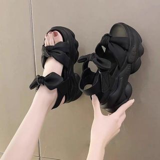 SANDAL BM QUAI NƠ HÀNG CAO CẤP