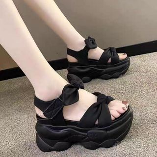 SANDAL BM QUAI NƠ HÀNG CAO CẤP