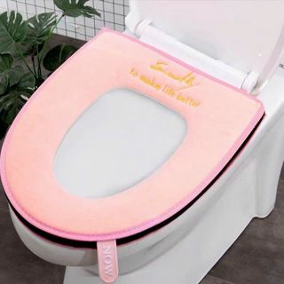 Đệm Lót Bồn Cầu Mùa Đông Mềm Mại Ấm Áp Có Thể Tháo Rời Và Giặt Sạch