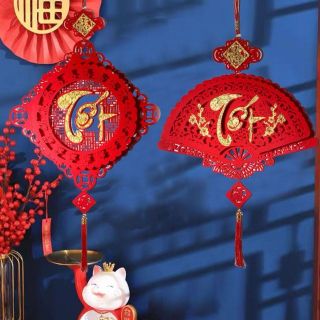 Liễn Khánh treo tường trang trí ngày Tết