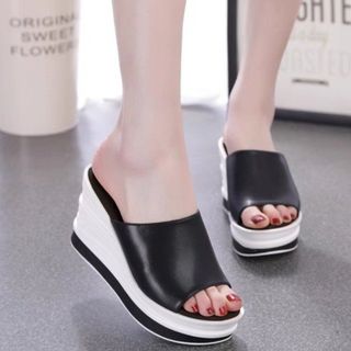 DÉP XUỒNG DA XỊN PHỐI MÀU 7P