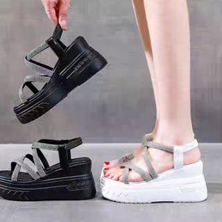 SANDAL XUỒNG DÂY CHÉO PHỐI ĐÁ