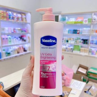 Sữa dưỡng thể trắng da Veseline Bright UV Extra Brightening Gluta Glow Lotion Thái lan 380ml