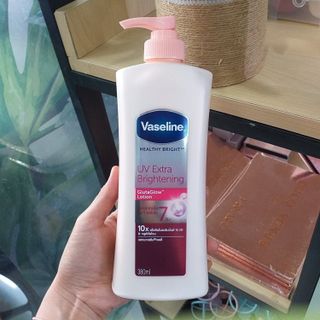Sữa dưỡng thể trắng da Veseline Bright UV Extra Brightening Gluta Glow Lotion Thái lan 380ml