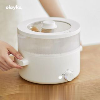 Nồi Lẩu Mini Đa Năng ,Nồi Đa Năng Có Hấp, Chiên, Rán 2L 700W Pinewoods Chất Lượng Cao