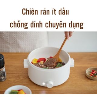 Nồi Lẩu Mini Đa Năng ,Nồi Đa Năng Có Hấp, Chiên, Rán 2L 700W Pinewoods Chất Lượng Cao