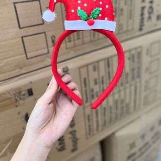 Set 12 cái băng đô cài tóc họa tiết noel