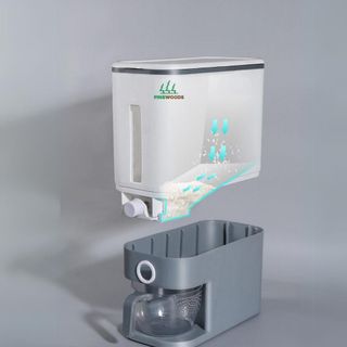 Thùng Đựng Gạo Thông Minh Công Nghệ Nhật Bản 12Kg, Giữ Gạo Không Ẩm Mốc, Bảo Quản Gạo Lâu Dài