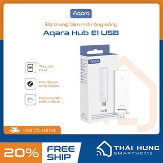 Bộ trung tâm Aqara E1 - Dạng USB nhỏ gọn, gập 105 độ, Zigbee 3.0 - Hỗ trợ Homekit giá sỉ