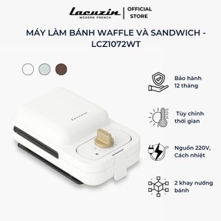 Máy làm bánh Waffle và Sandwich đa năng Lacuzin - LCZ1072 giá sỉ