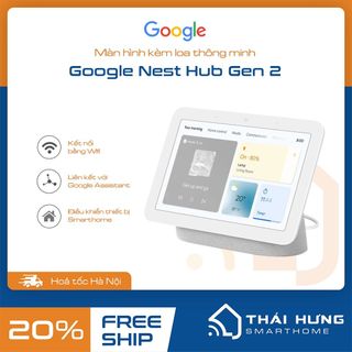 Google Nest Hub gen 2 - Loa thông minh tích hợp trợ lý ảo với màn hình 7 inch, hỗ trợ chuẩn Matter - Thread giá sỉ