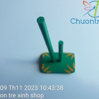 Chân đế đôi Chuồn chuồn tre Thạch Xá TPHCM