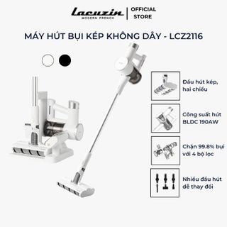 Máy hút bụi kép không dây - Hàng chính hãng Lacuzin - LCZ2116