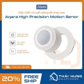 Aqara high precision motion sensor - Cảm biến độ nhạy cao zigbee 3.0, cài đặt tần suất quét tùy chọn giá sỉ