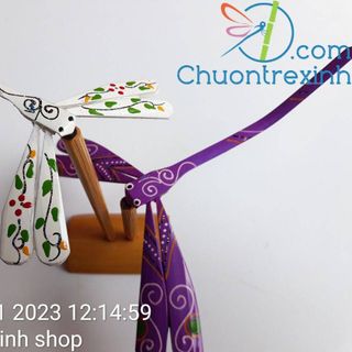 Chân đế đôi Chuồn chuồn tre Thạch Xá TPHCM