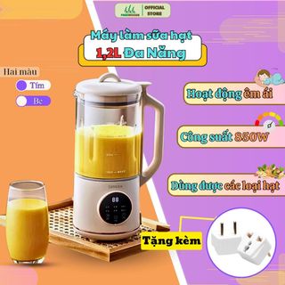 Máy Làm Sữa Hạt Đa Năng Cối Thủy Tinh Pinewoods 1200L 6 Chức Năng Làm Sữa Hạt