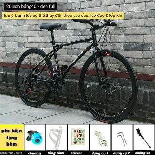 Xe Đạp Thể Thao Địa Hình Galaxy Cổ Ngang lốp đặc chữ phối màu Cao Câp Màu Mix Cực Cool Ngầu 24inch bảng40 ( Hàng, Gía Tận Xưởng)