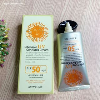 Kem Chống Nắng 3W Clinic Dành Cho Mọi Loại Da SPF50 PA+++ 70ml