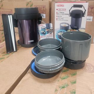 Hộp cơm giữ nhiệt 3 ngăn Thermos JBG-2000 hàng nội địa Nhật