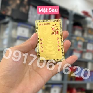 Kim Bài Thần Tài 2024 Mở Cung Tài Lộc Phong Thủy May Mắn Chiêu Hút Tài Lộc - Chất Liệu Đồng Vàng