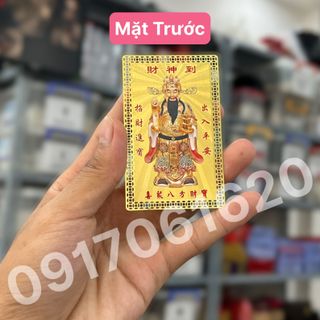 Kim Bài Thần Tài 2024 Mở Cung Tài Lộc Phong Thủy May Mắn Chiêu Hút Tài Lộc - Chất Liệu Đồng Vàng