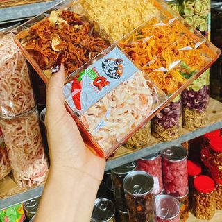 Khay khô tứ vị 450g hộp kim cương