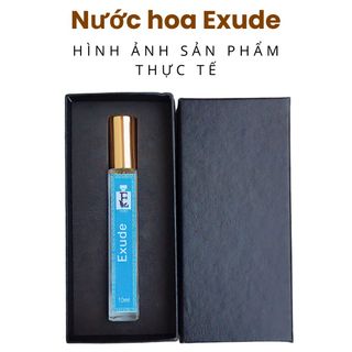 Nước Hoa Nam Nữ Exude 10ml | Nước hoa dùng đi chơi, đi học, đi làm | Nước hoa tặng bạn nam, nữ làm quà sinh nhật, quà tặng người yêu, tặng bạn trai, bạn gái | Nước hoa hương thơm lâu, lưu hương trên 5 tiếng