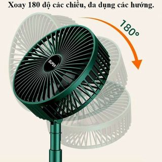 QUẠT TÍCH ĐIỆN ĐỂ BÀN GẤP GỌN TIỆN DỤNG 3 CẤP ĐỘ GIÓ SIÊU BỀN SUPER CTB116 - BECHIP