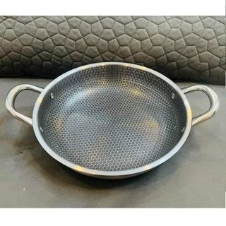 CHẢO TỔ ONG 2 QUAI MẪU MỚI SIZE 28CM, DÙNG MỌI LOẠI BẾP ( KHÔNG NẮP/CÓ NẮP) CTB359 - BECHIP