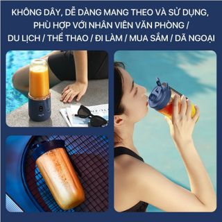 MÁY XAY SINH TỐ MINI CẦM TAY GỌN NHẸ VÀ TIỆN LỢI CTB112 - BECHIP